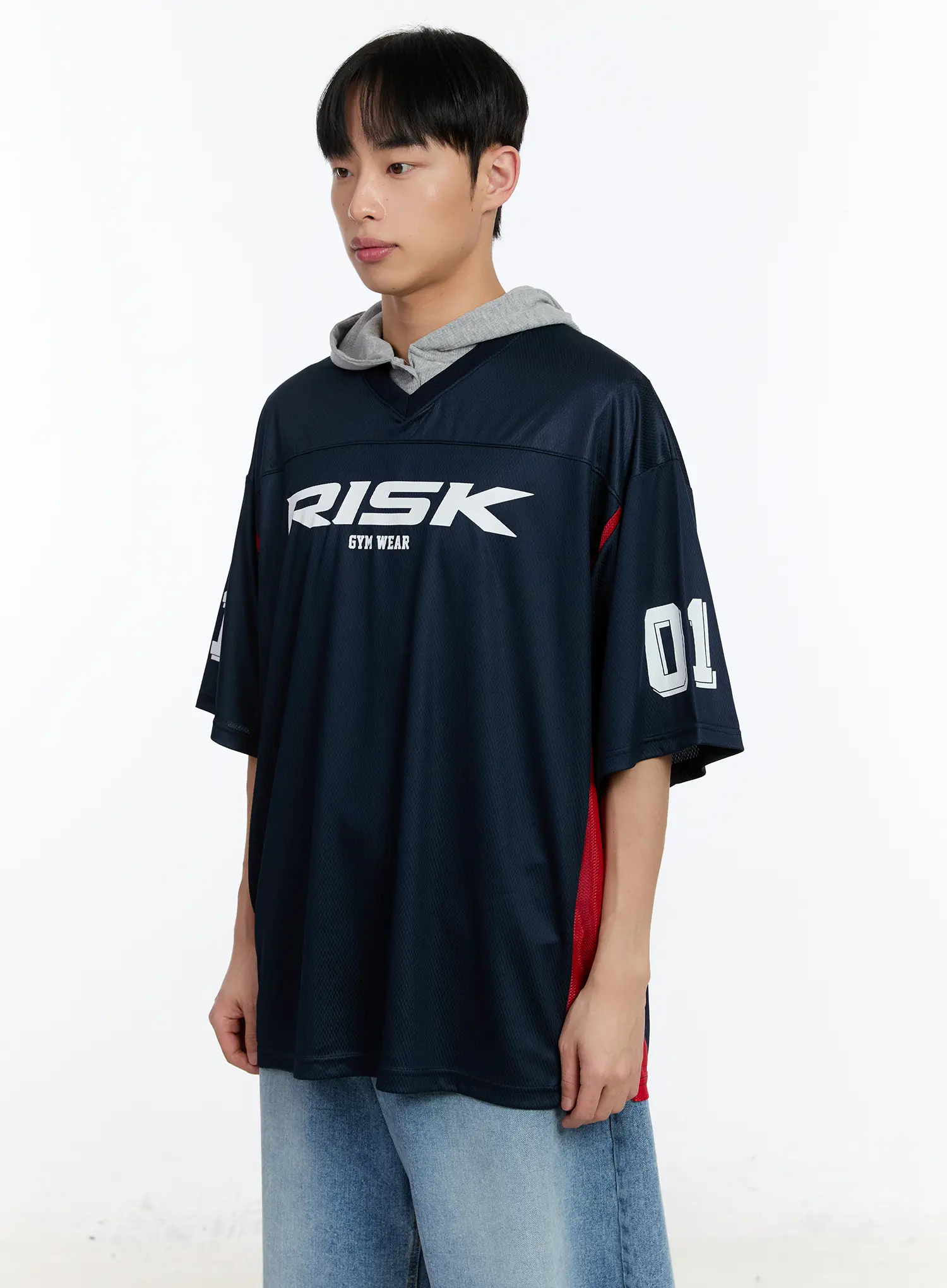 Men's Graphic Rugby Jersey IA507 - Image 5