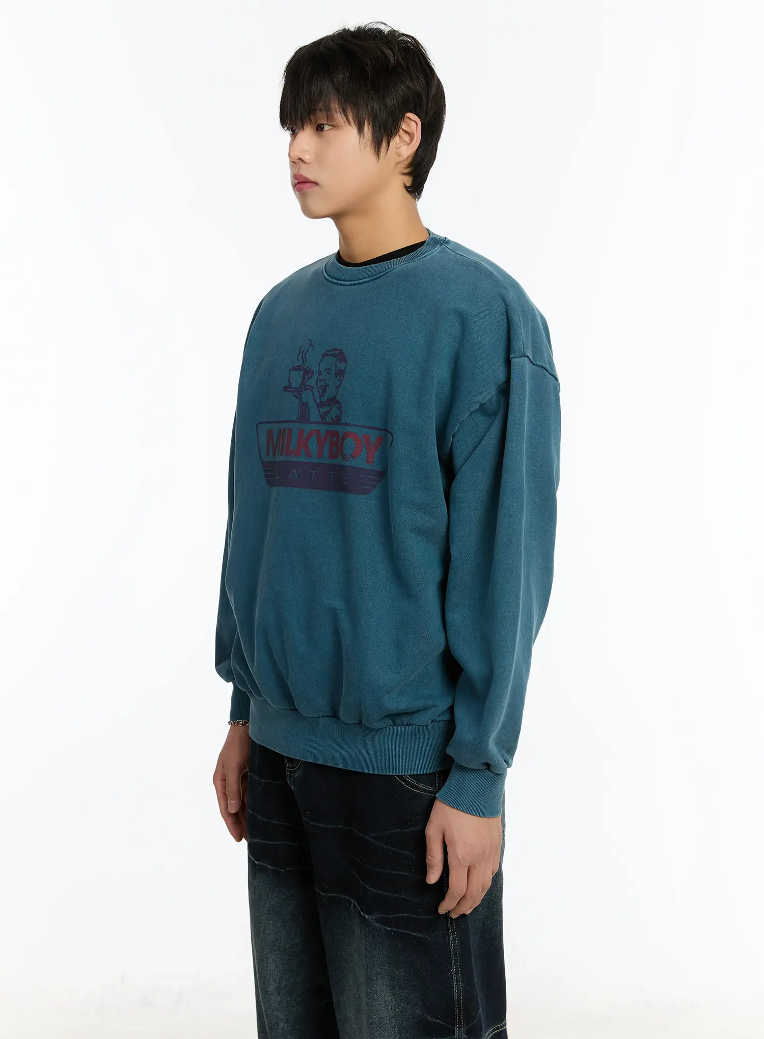 Men's Graphic Sweatshirt IM502 - Image 4