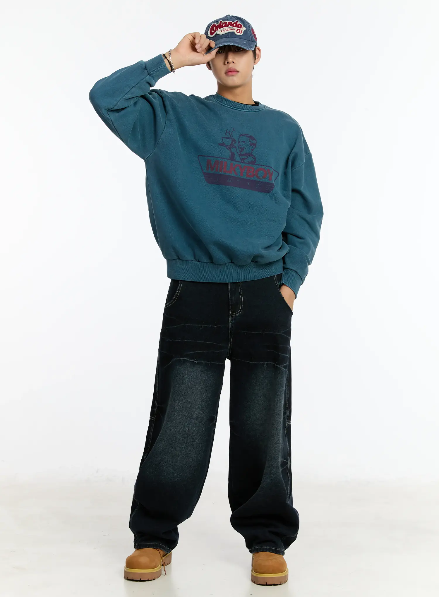 Men's Graphic Sweatshirt IM502 - Image 6
