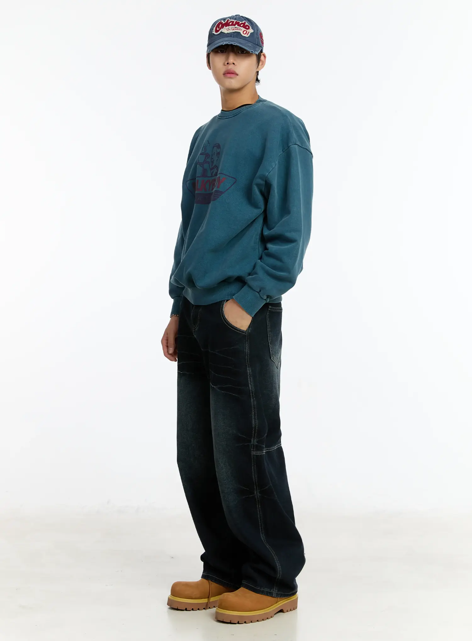 Men's Graphic Sweatshirt IM502 - Image 7