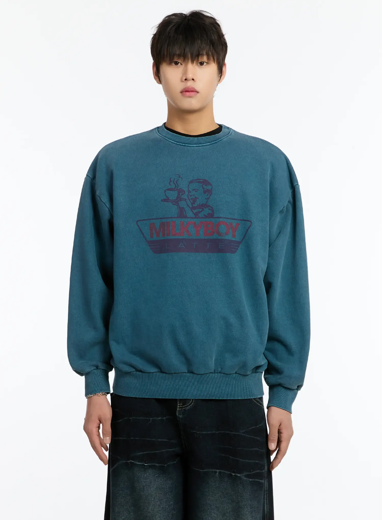 Men's Graphic Sweatshirt IM502 - Image 8