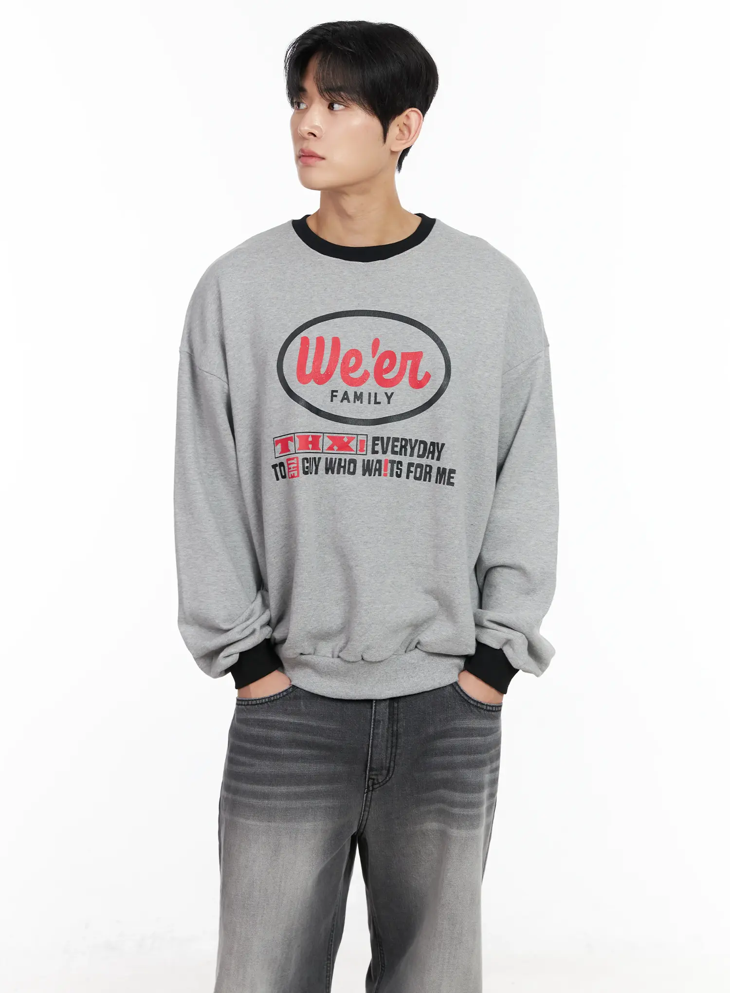 Men's Graphic Sweatshirt IM523 - Image 7