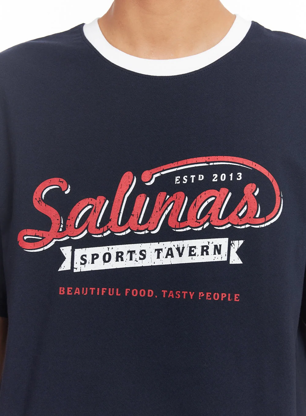 Men's Graphic Two-Tone T-Shirt IA511 - Image 4