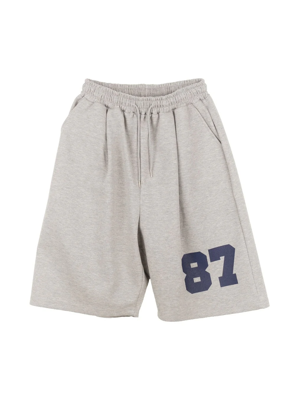 Men's Graphic Wide-Fit Sweat Shorts IA504 - Image 14
