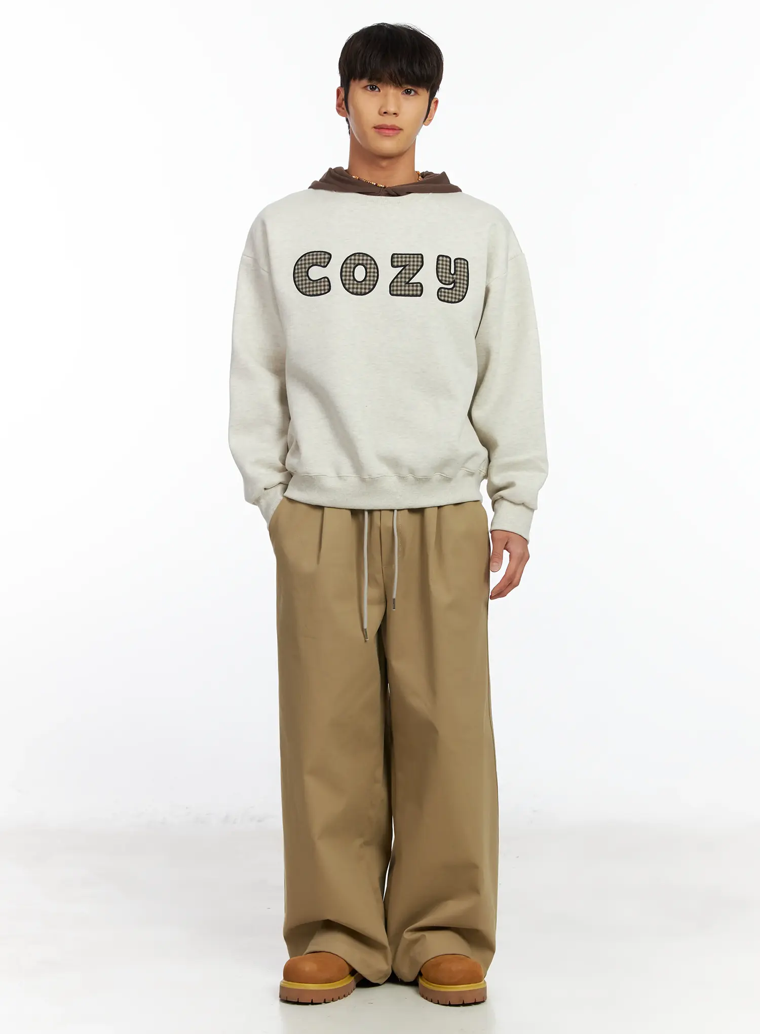 Men's Graphic Wide Leg Pants IF506 - Image 11