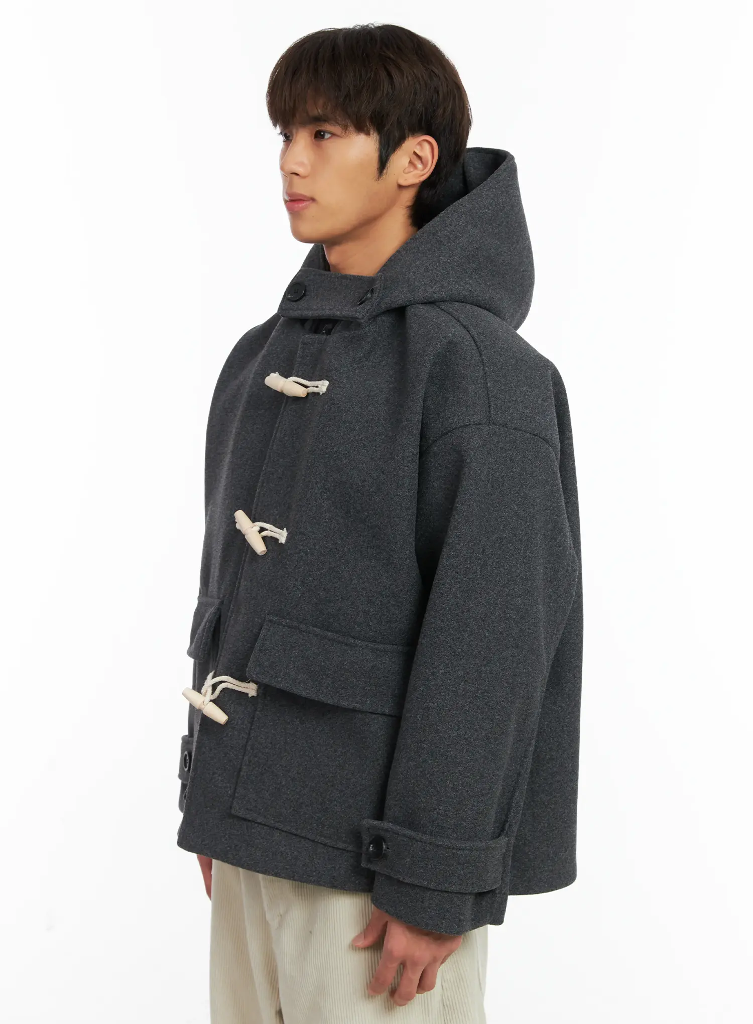 Men's Half Duffle Coat ID511 - Image 4