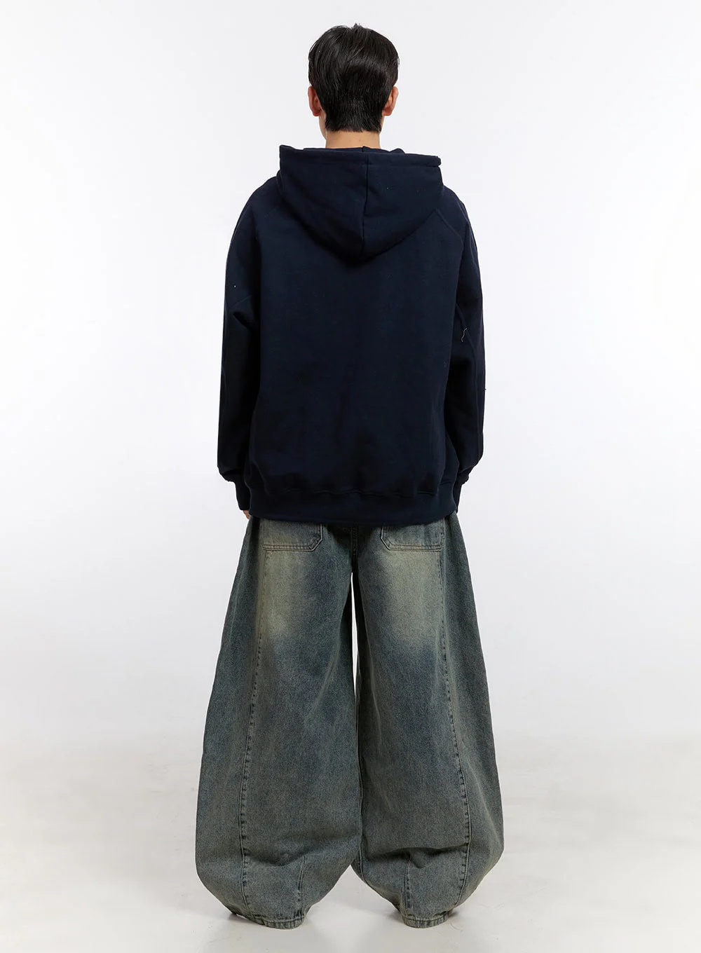 Men's Half-Zip Hoodie IM525 - Image 10