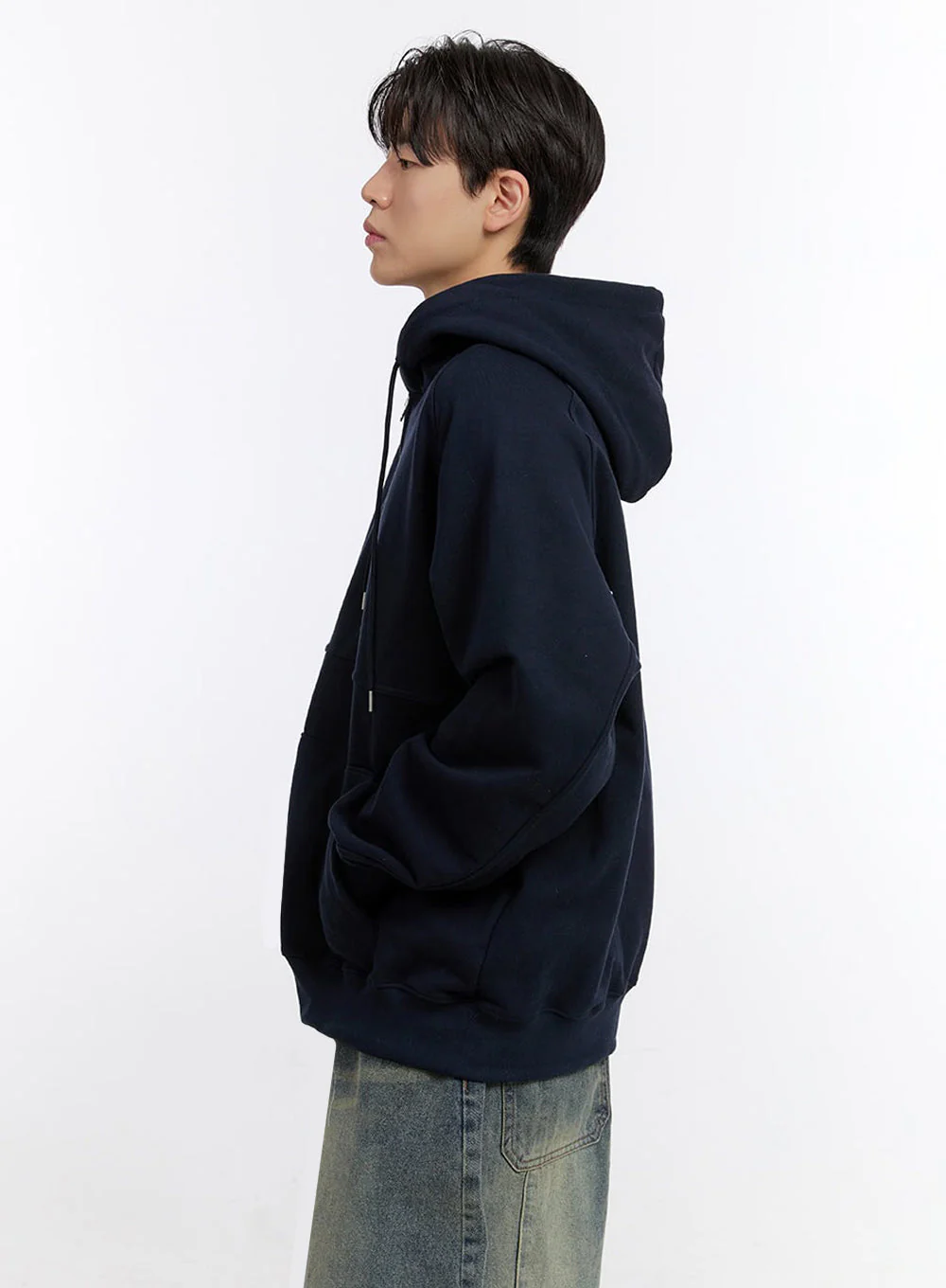 Men's Half-Zip Hoodie IM525 - Image 5