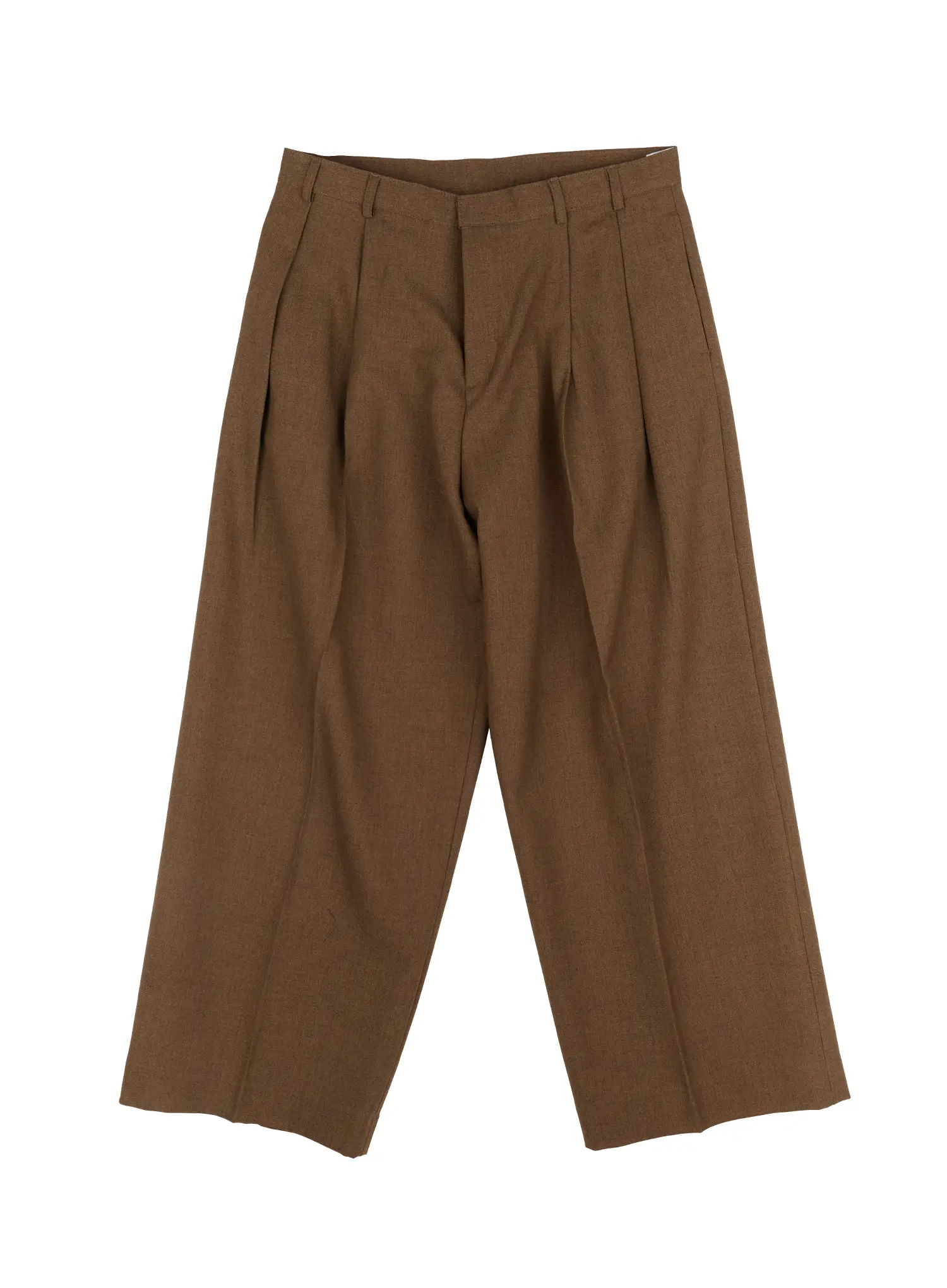 Men's Khaki Wide Leg Slacks IJ521 - Image 11