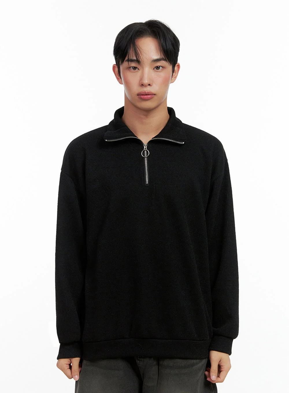 Men's Knit Half-Zip Sweater IN426 - Image 12