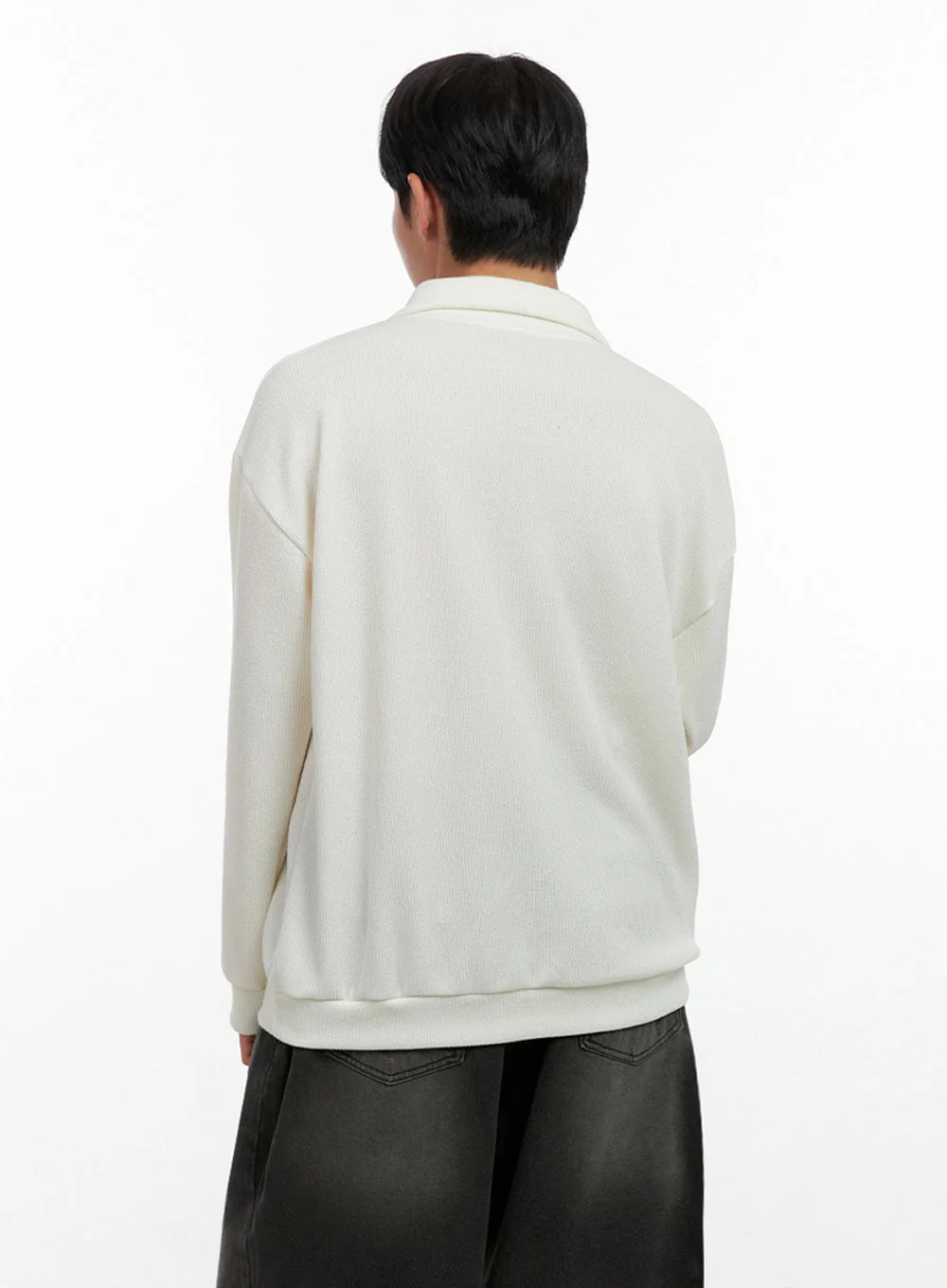 Men's Knit Half-Zip Sweater IN426 - Image 5