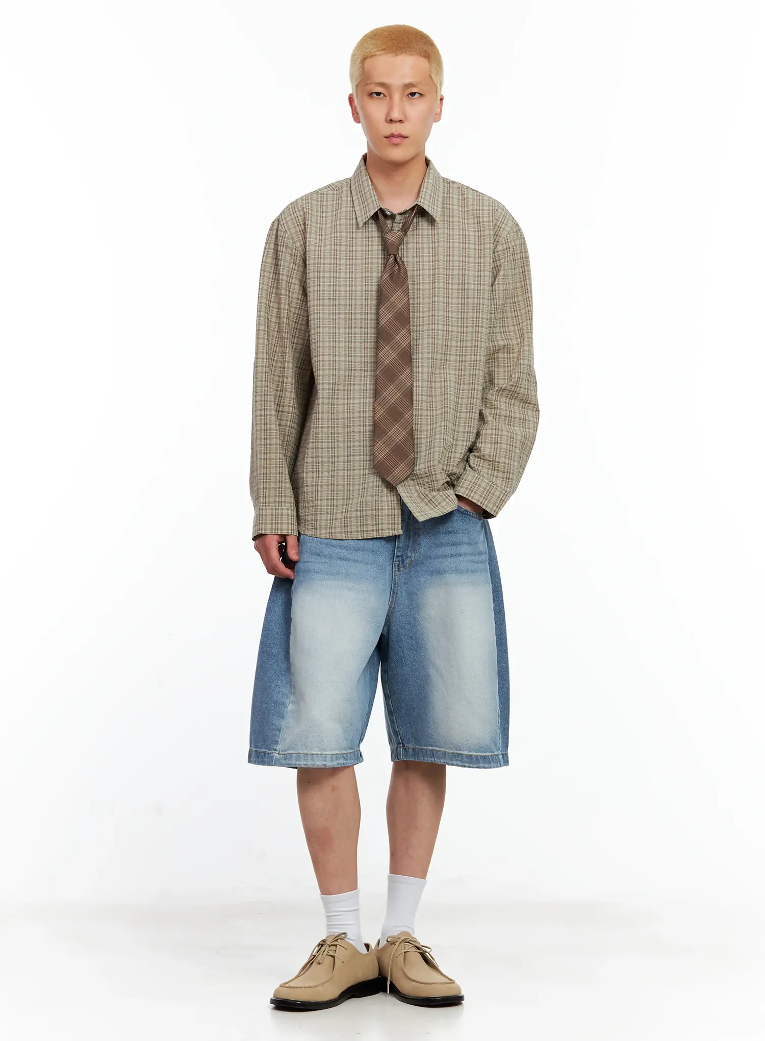 Men's Lace-Up Loafers IL514 - Image 9