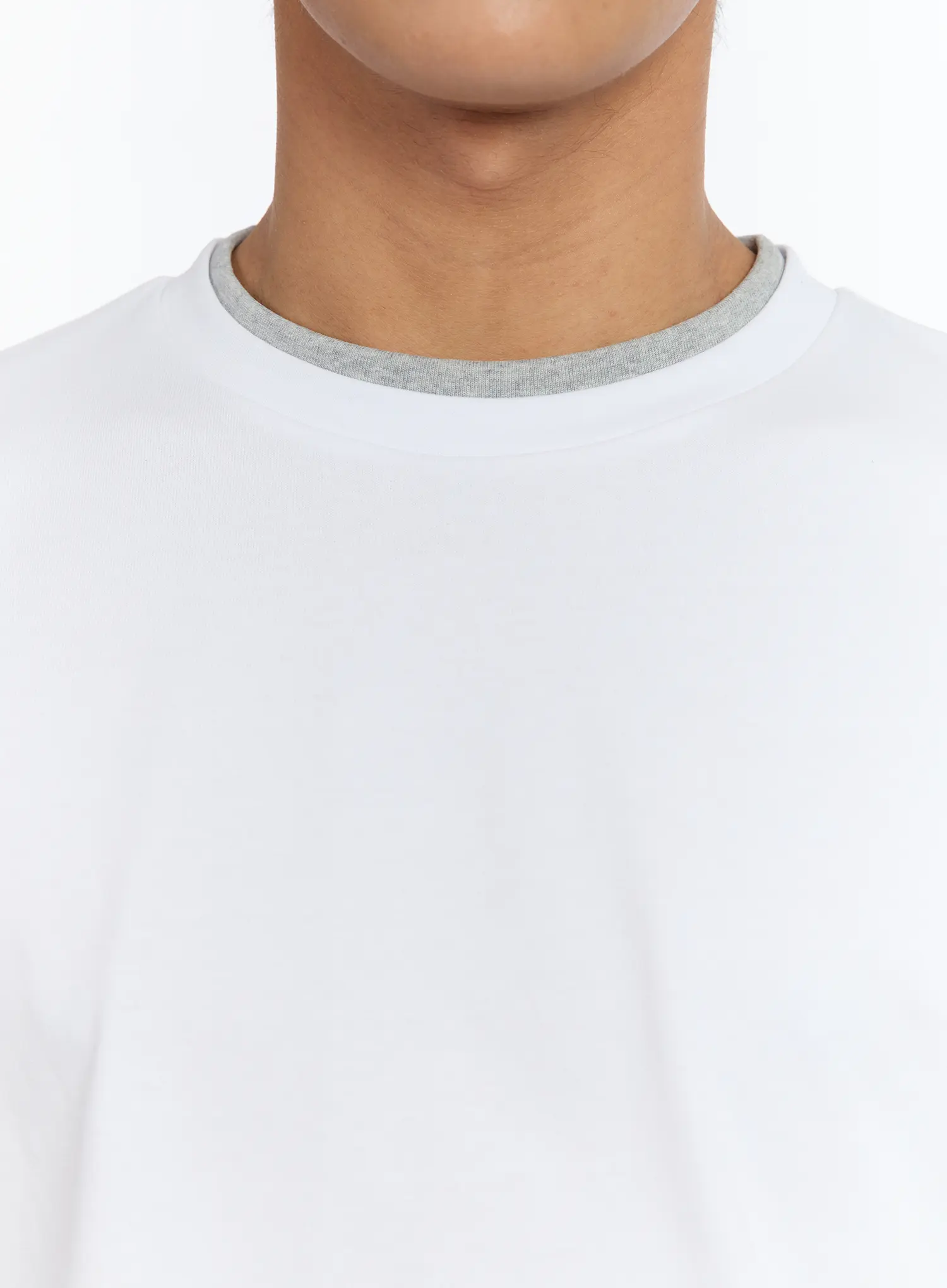 Men's Layered Crewneck T-Shirt IM530 - Image 10