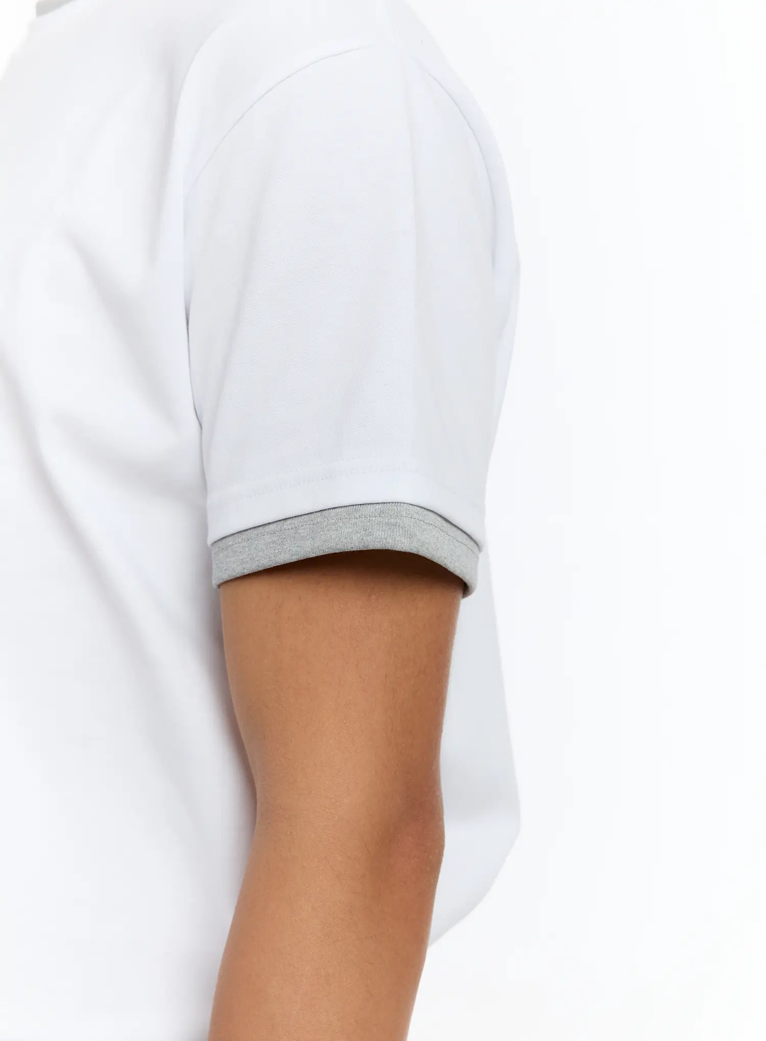 Men's Layered Crewneck T-Shirt IM530 - Image 11