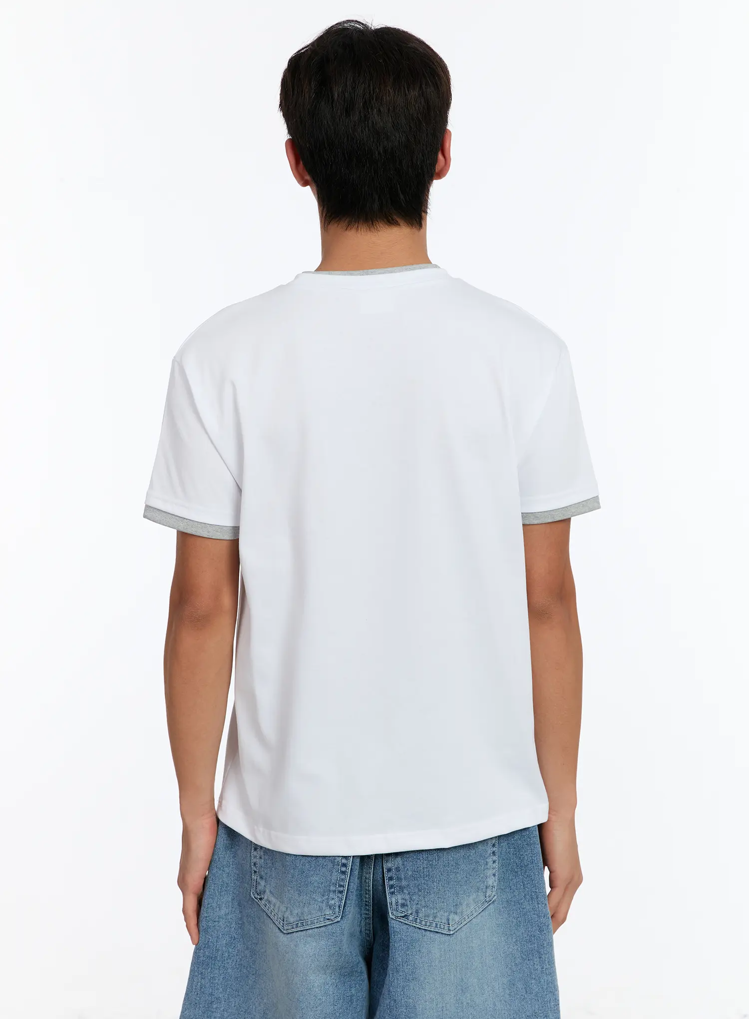 Men's Layered Crewneck T-Shirt IM530 - Image 5
