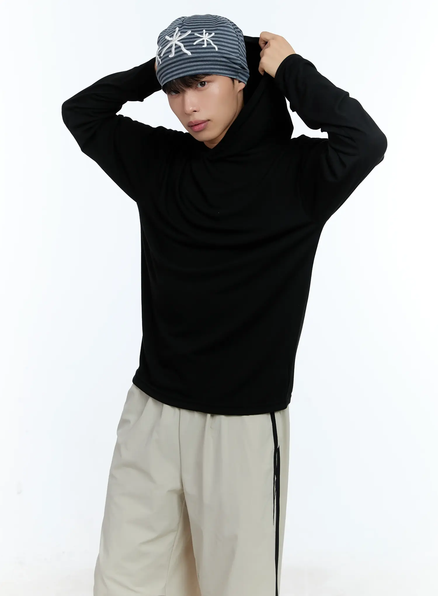 Men's Layered Hoodie Tee IL517 - Image 2