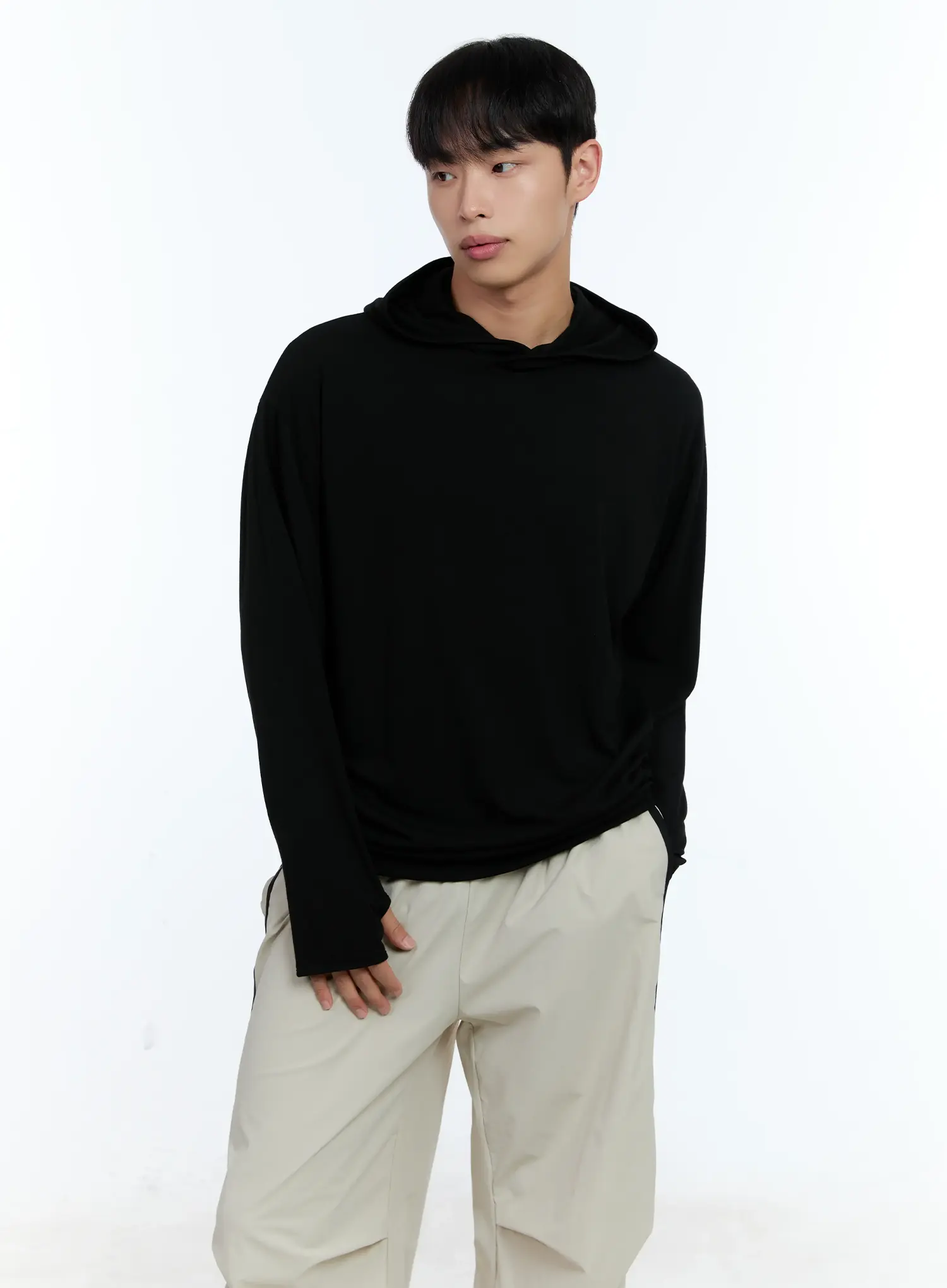 Men's Layered Hoodie Tee IL517 - Image 8