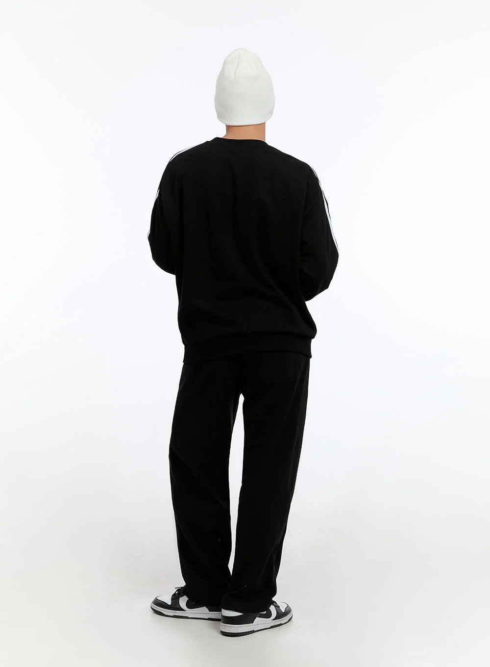 Men's Lettering Crew Neck Sweatshirt IS412 - Image 9