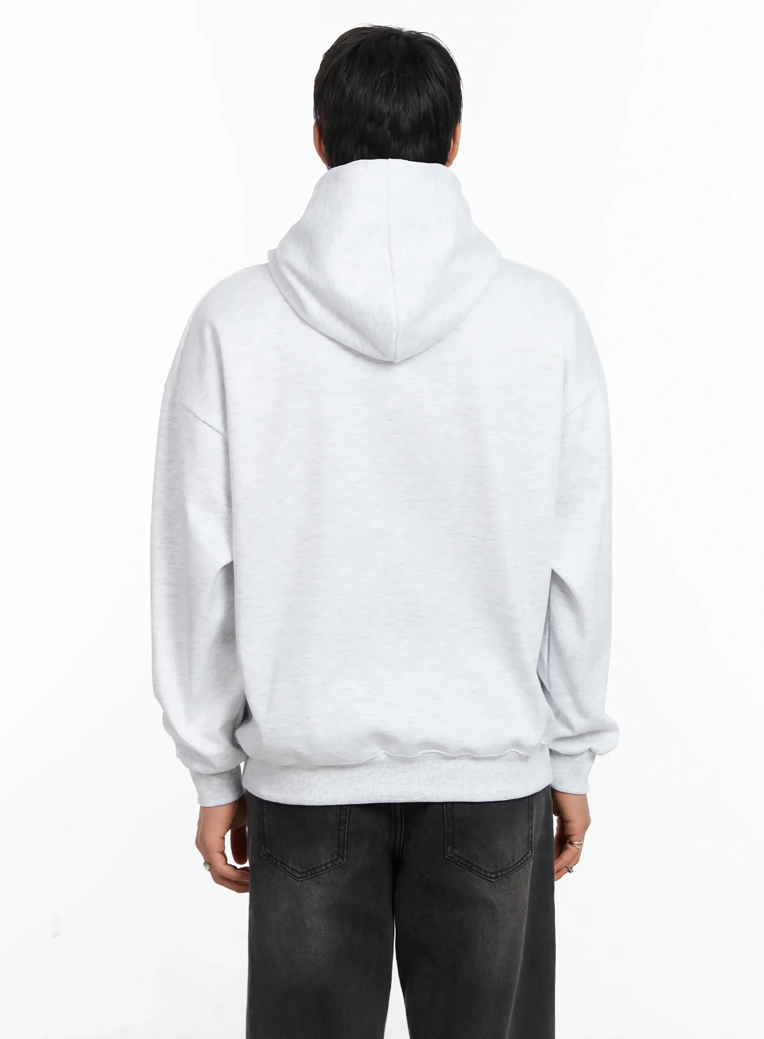 Men's Lettering Hoodie IF503 - Image 5