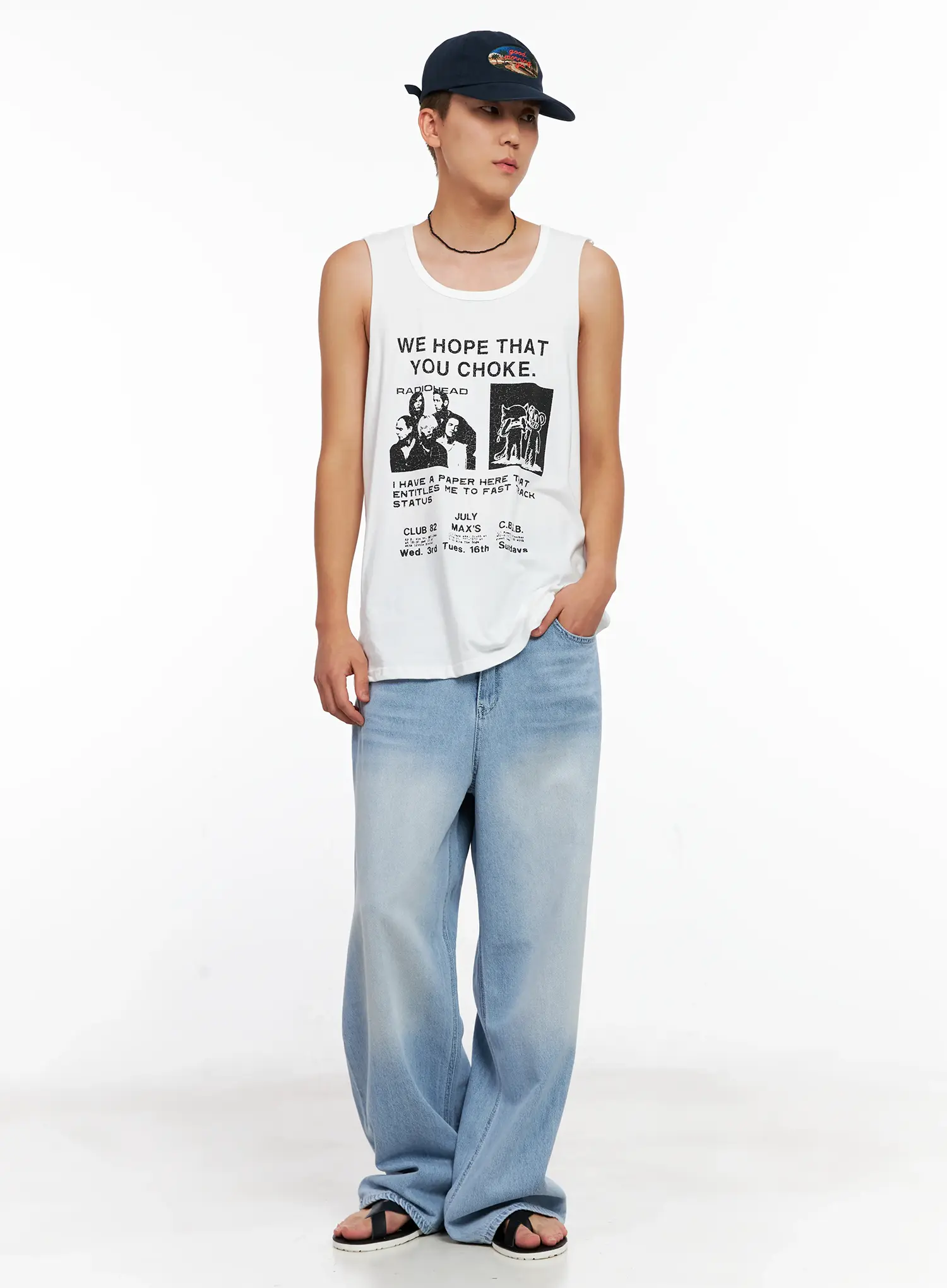 Men's Light-Wash Denim Jeans IG508 - Image 10