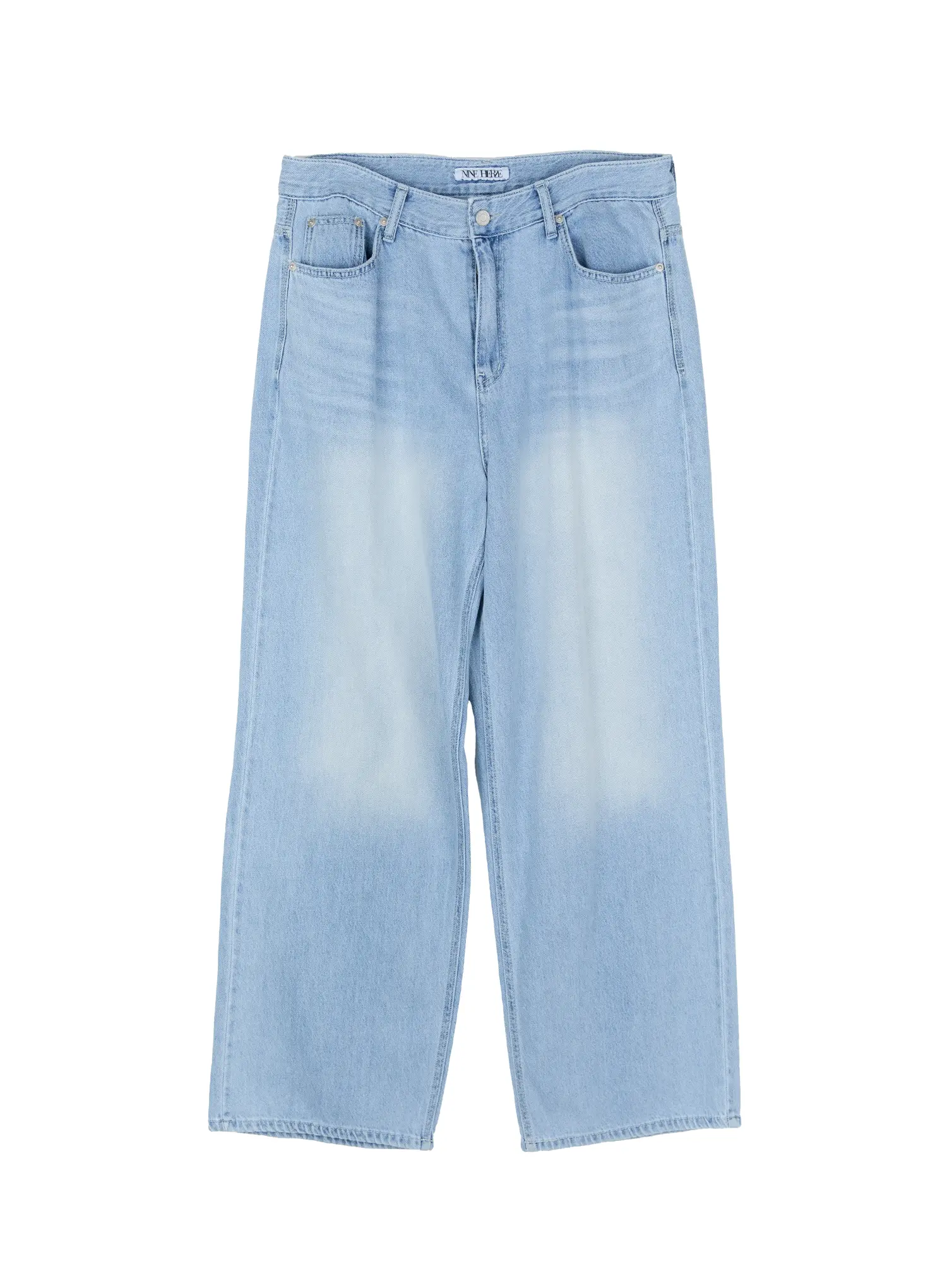 Men's Light-Wash Denim Jeans IG508 - Image 16