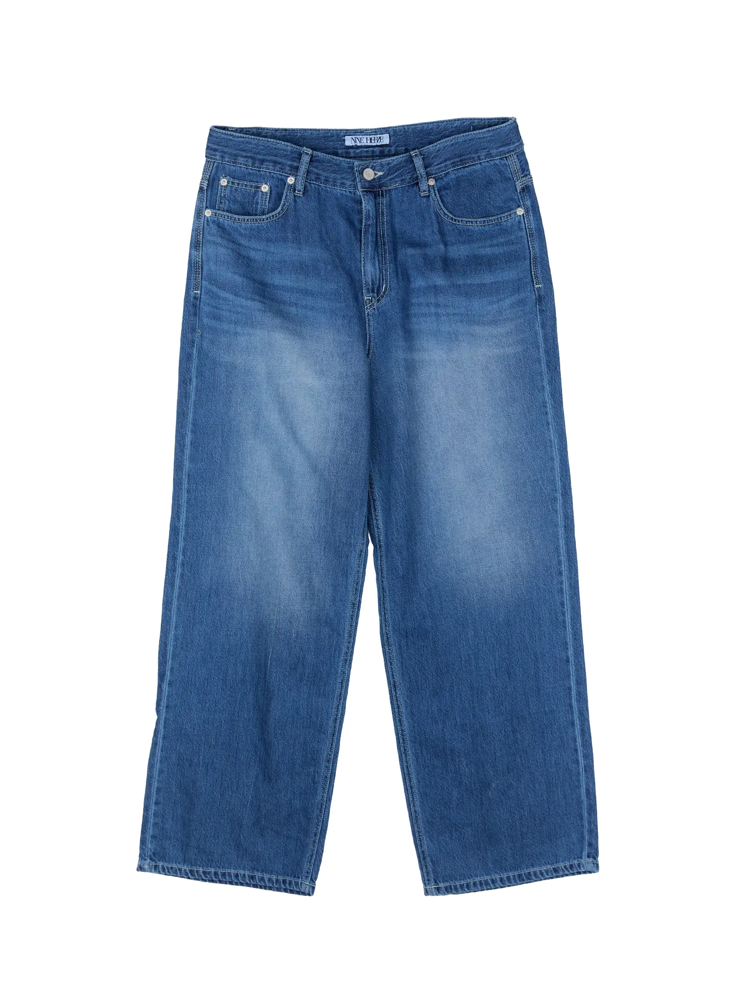 Men's Light-Wash Denim Jeans IG508 - Image 17