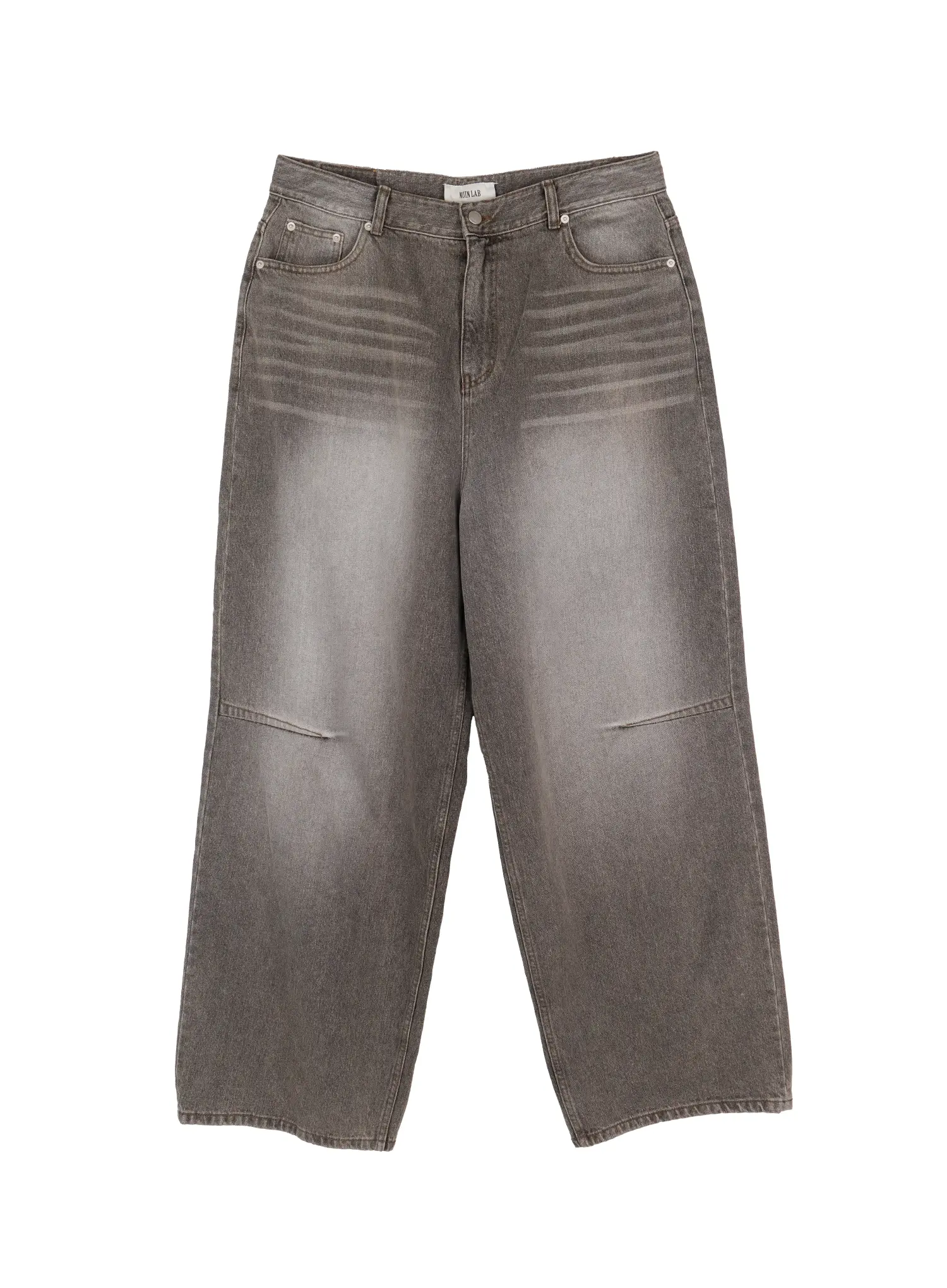 Men's Light Wash Wide Leg Jeans IF503 - Image 11