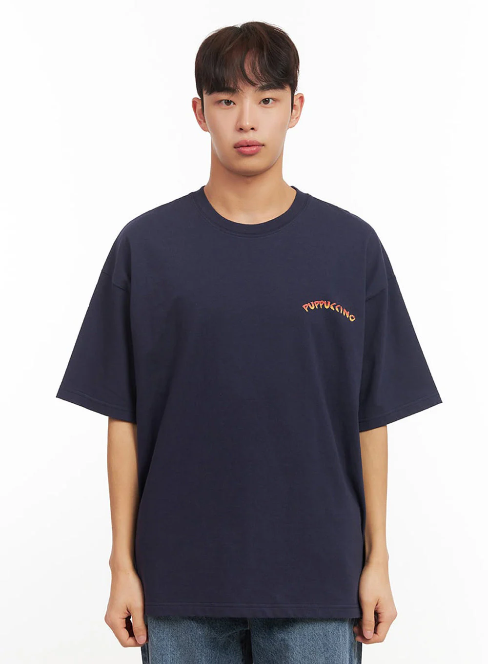 Men's Logo Oversized T-Shirt IF517 - Image 13