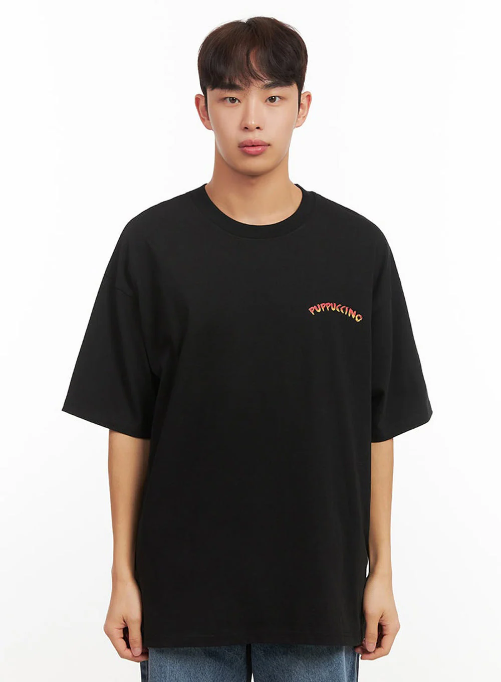Men's Logo Oversized T-Shirt IF517 - Image 14