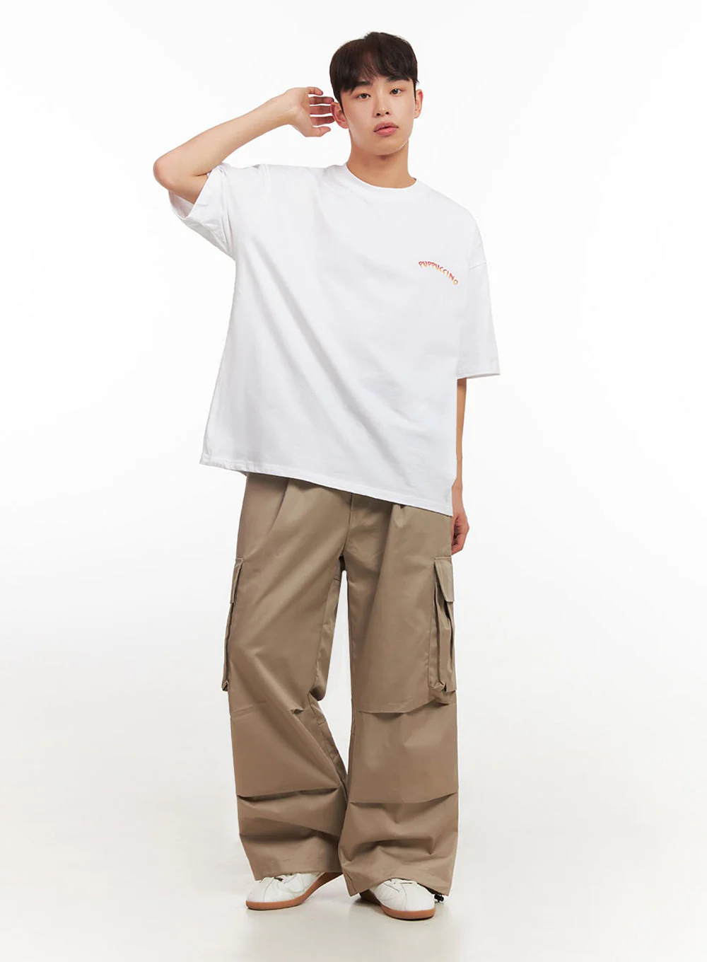Men's Logo Oversized T-Shirt IF517 - Image 3