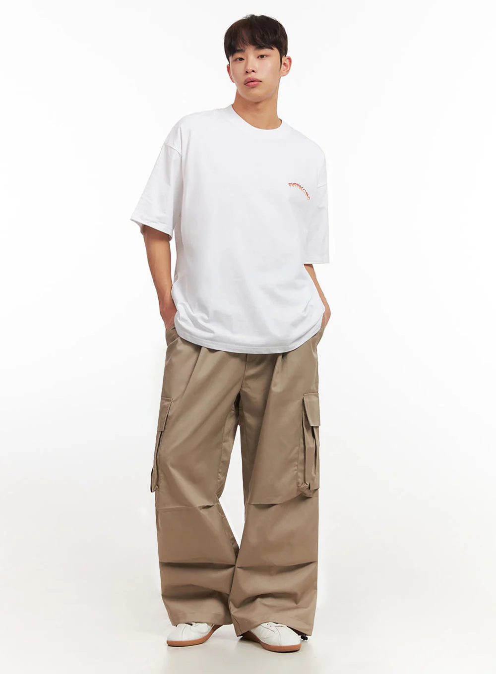Men's Logo Oversized T-Shirt IF517 - Image 7