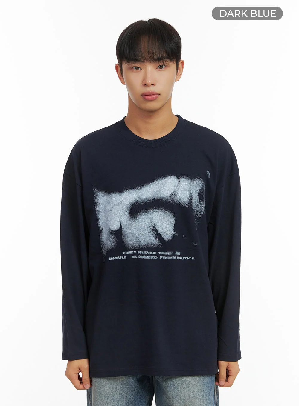 Men's Long Sleeve Casual Graphic Cotton Tee CO408 - Image 10
