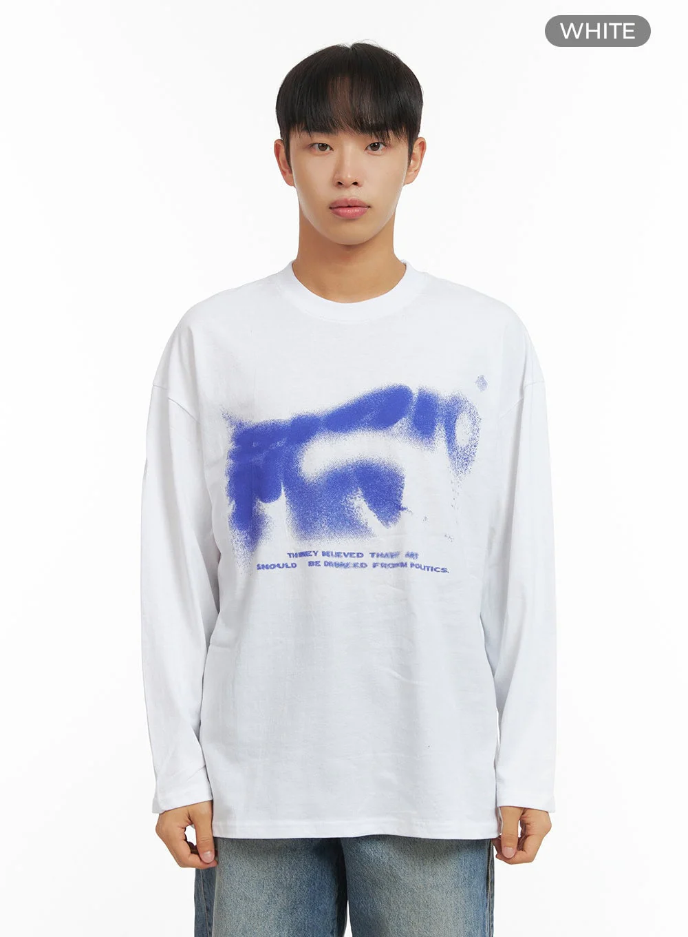 Men's Long Sleeve Casual Graphic Cotton Tee CO408 - Image 11