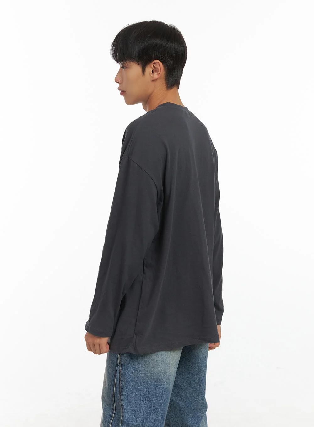 Men's Long Sleeve Casual Graphic Cotton Tee CO408 - Image 6