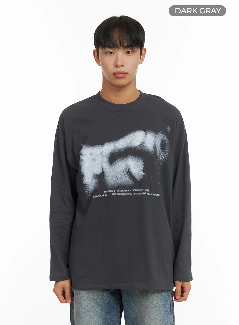 Men's Long Sleeve Casual Graphic Cotton Tee CO408 - Image 8