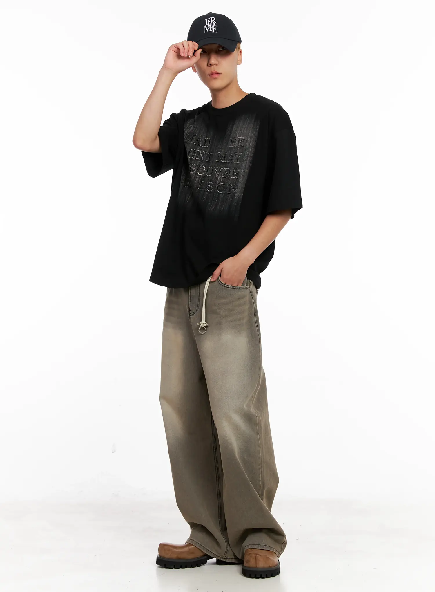 Men's Loop Ring Belt IL518 - Image 8