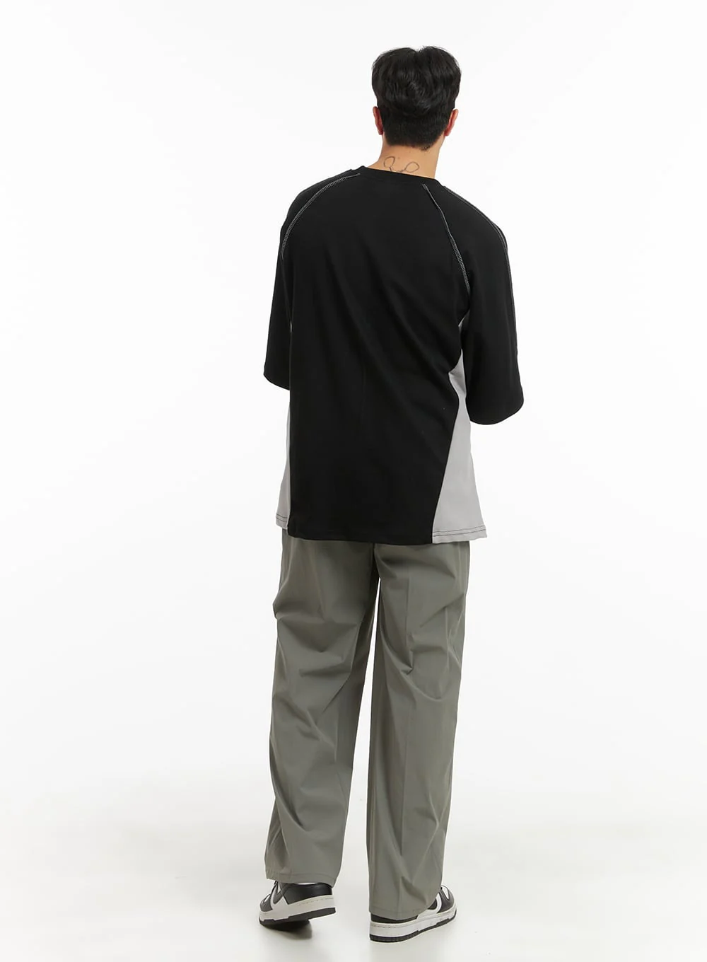 Men's Loose Fit Cotton Graphic T-Shirt IA402 - Image 7
