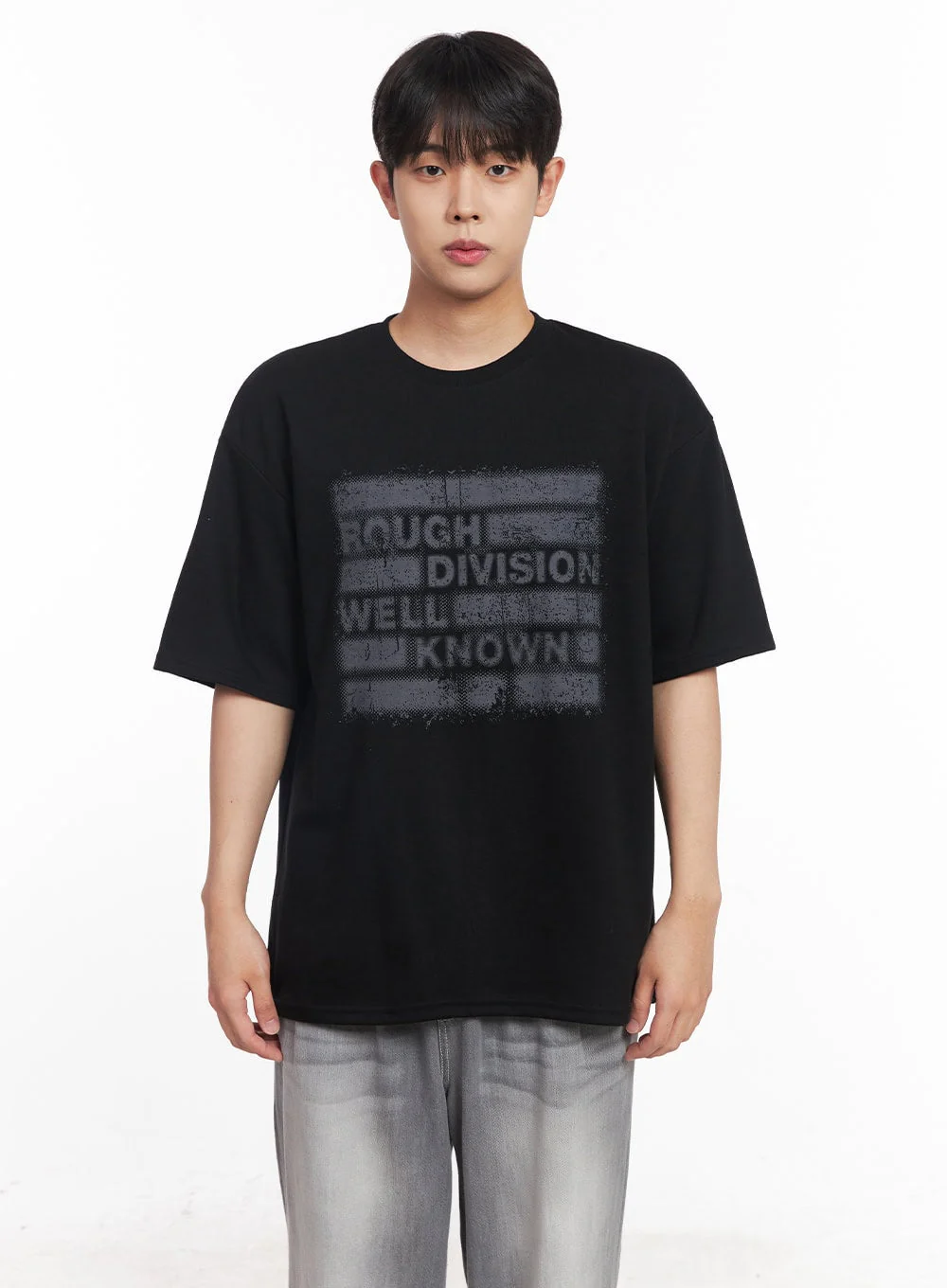 Men's Loose-Fit Graphic T-Shirt IY520 - Image 11