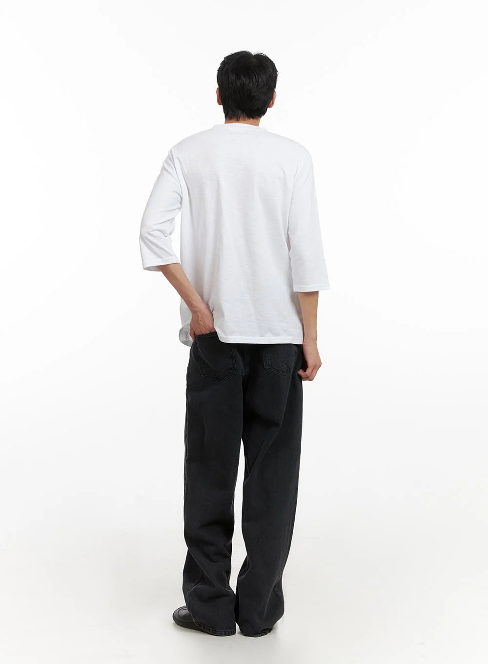 Men's Loose Fit Straight Jeans IL403 - Image 7