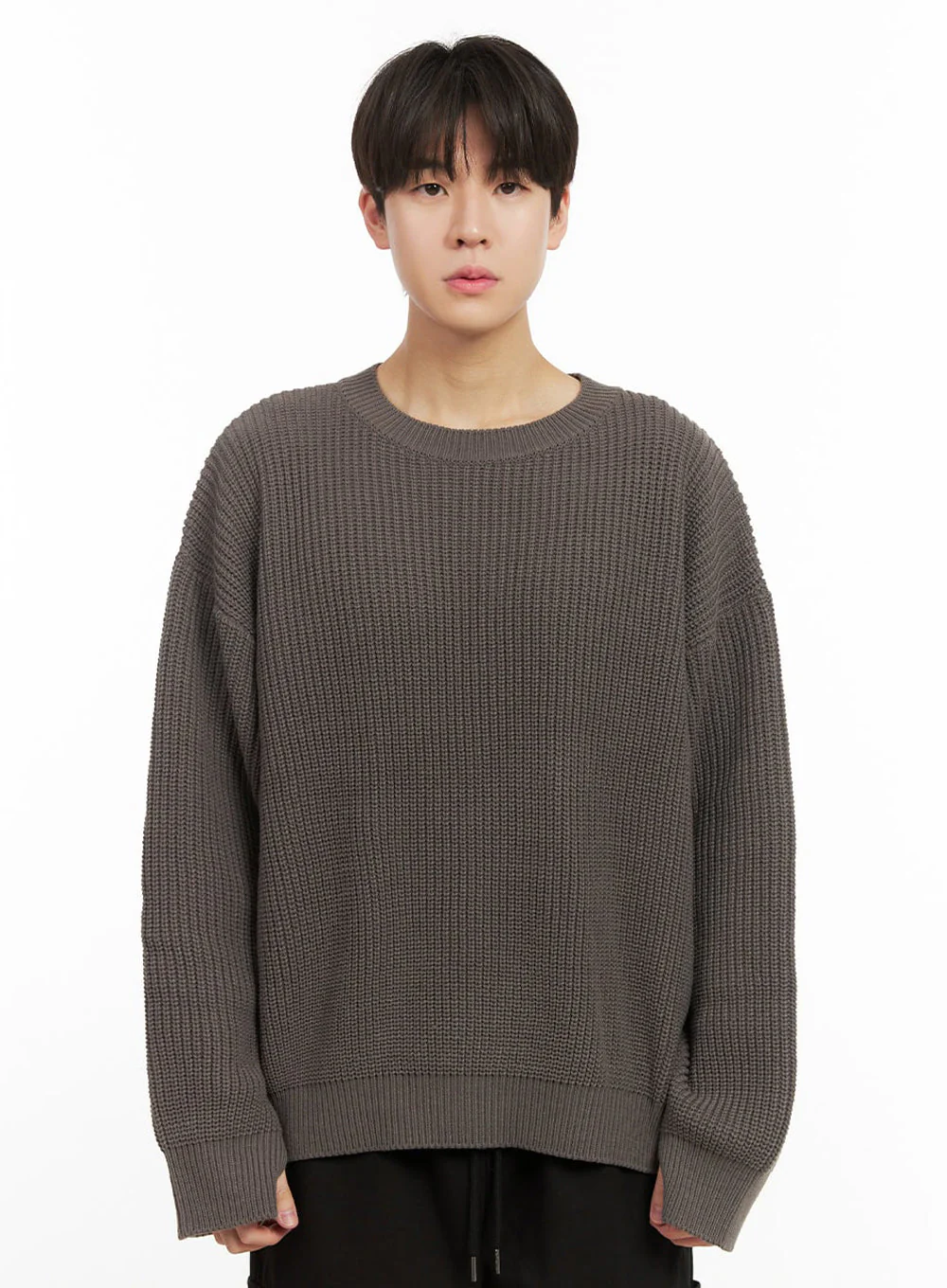 Men's Loose-Fit Sweater IJ517 - Image 13