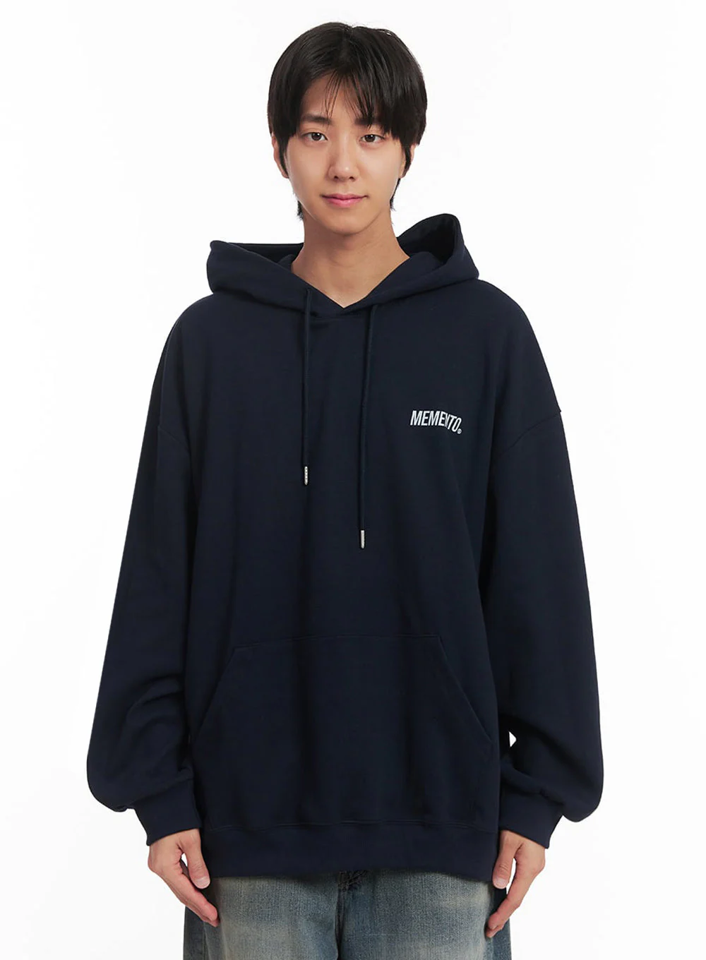 Men's Memento Logo Hoodie IA511 - Image 11