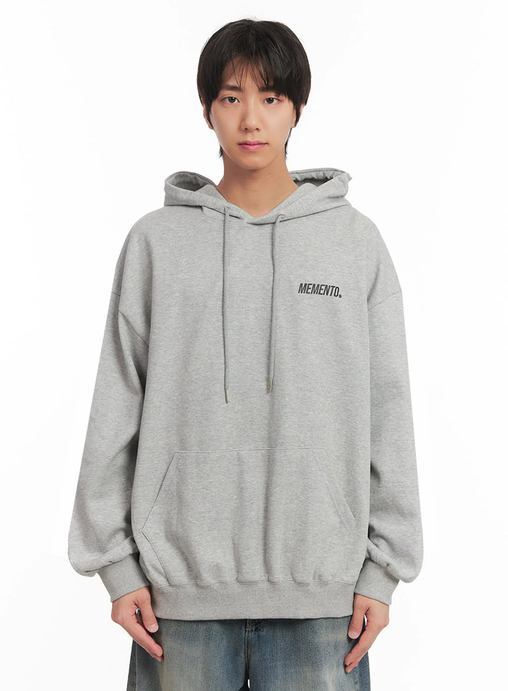 Men's Memento Logo Hoodie IA511 - Image 12