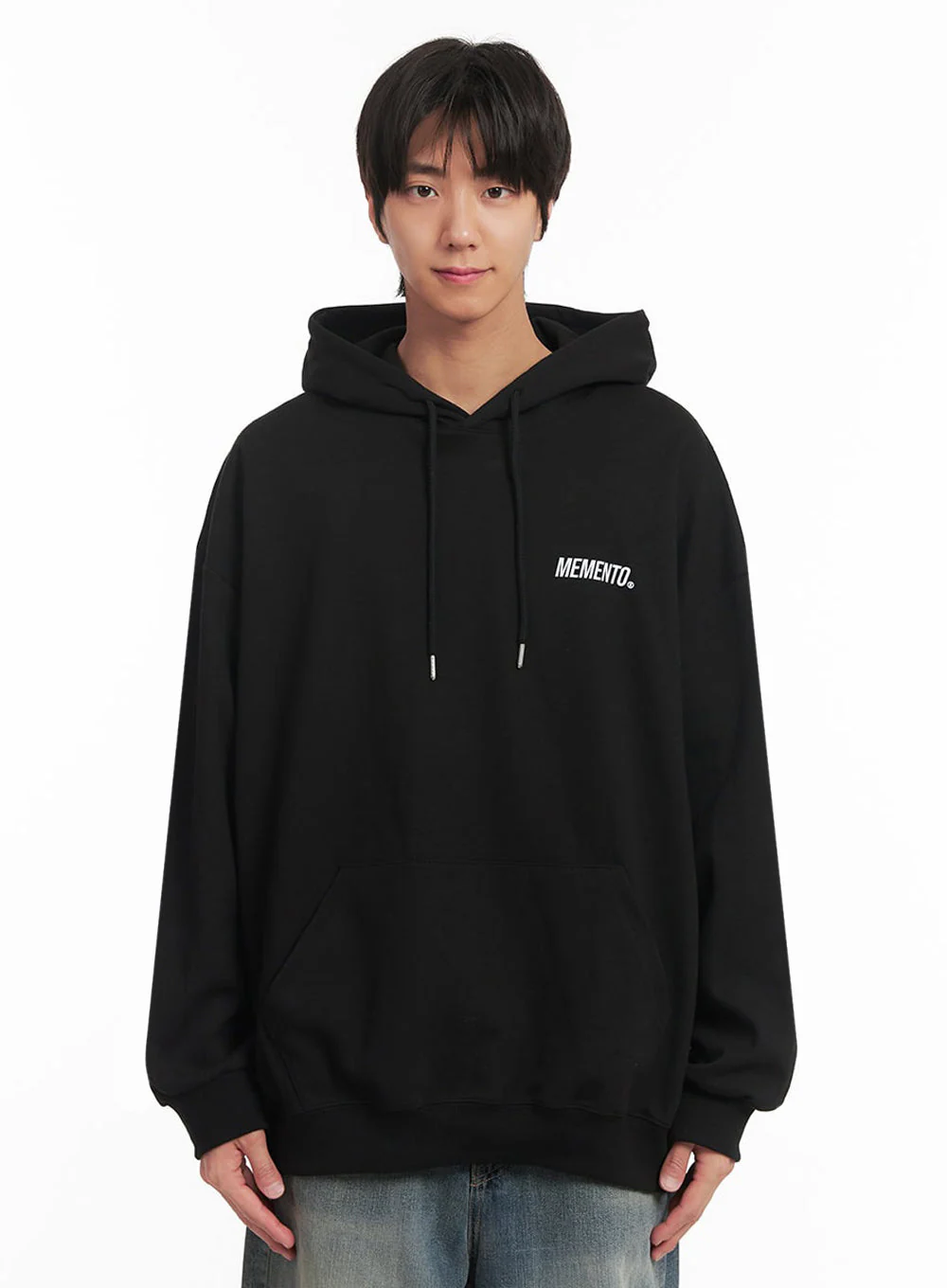 Men's Memento Logo Hoodie IA511 - Image 13
