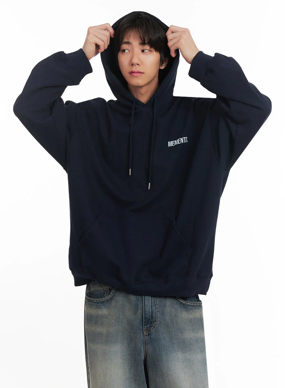 Men's Memento Logo Hoodie IA511 - Image 5