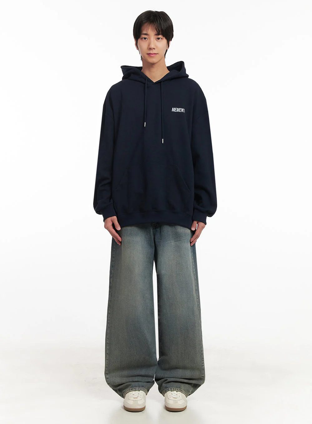 Men's Memento Logo Hoodie IA511 - Image 7