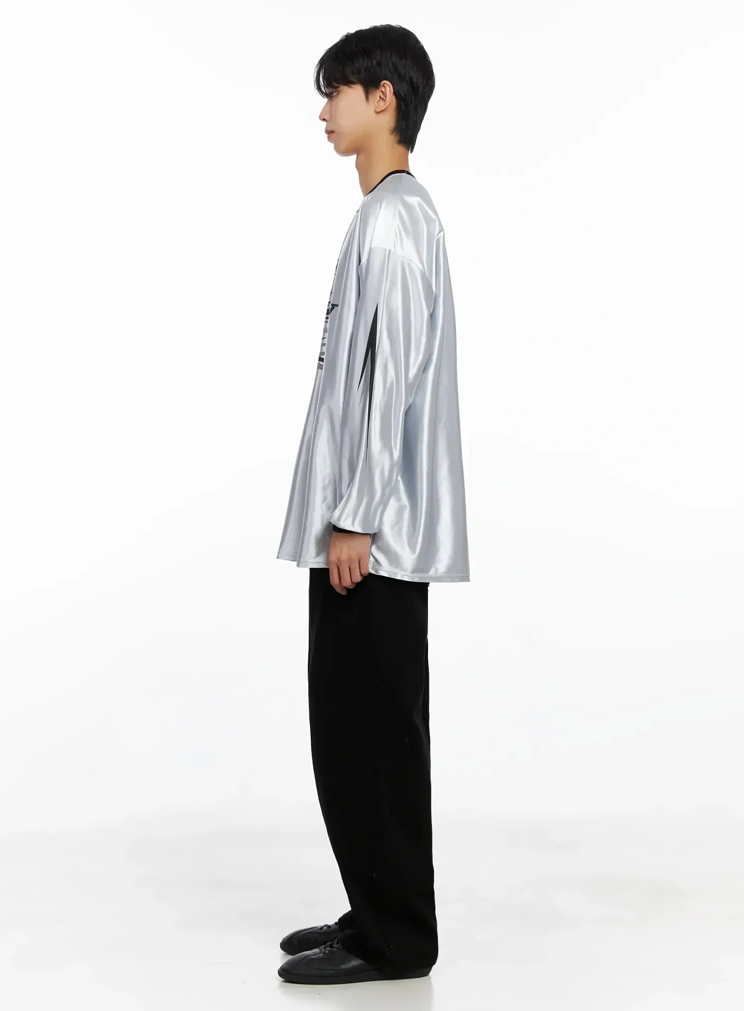 Men's Metallic Sporty Long Sleeve IO516 - Image 11
