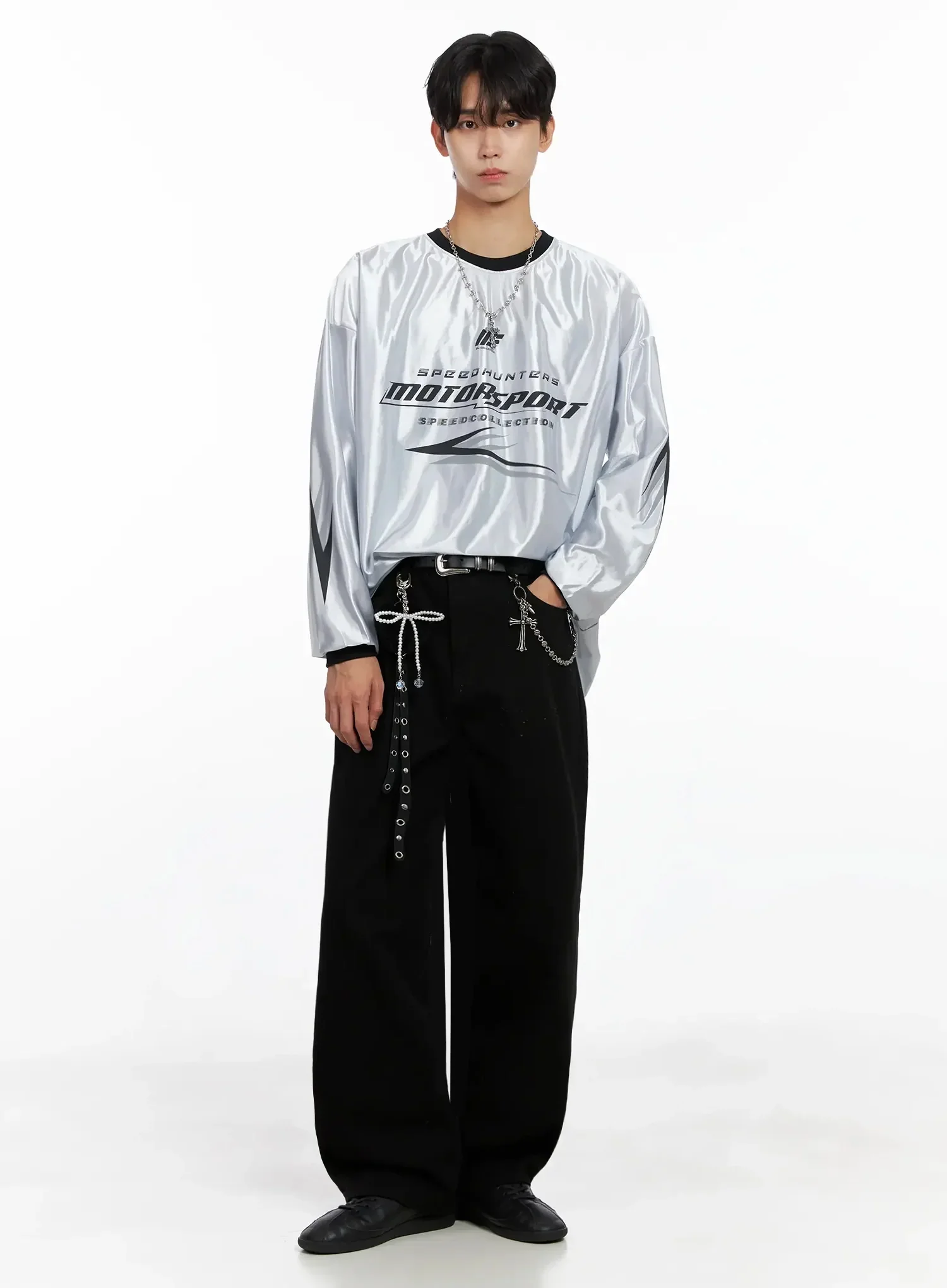 Men's Metallic Sporty Long Sleeve IO516 - Image 14