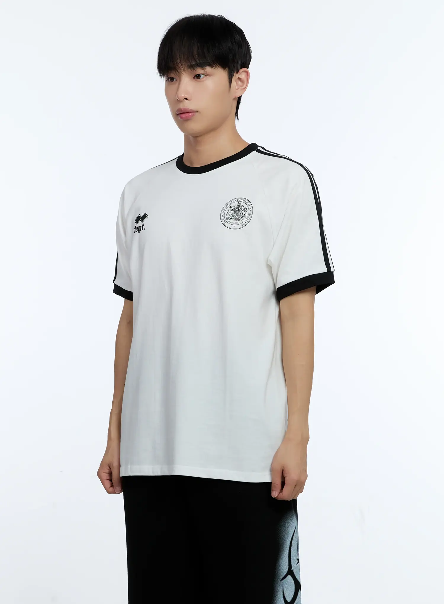 Men's Minimalist Graphic Cotton Tee IG515 - Image 4