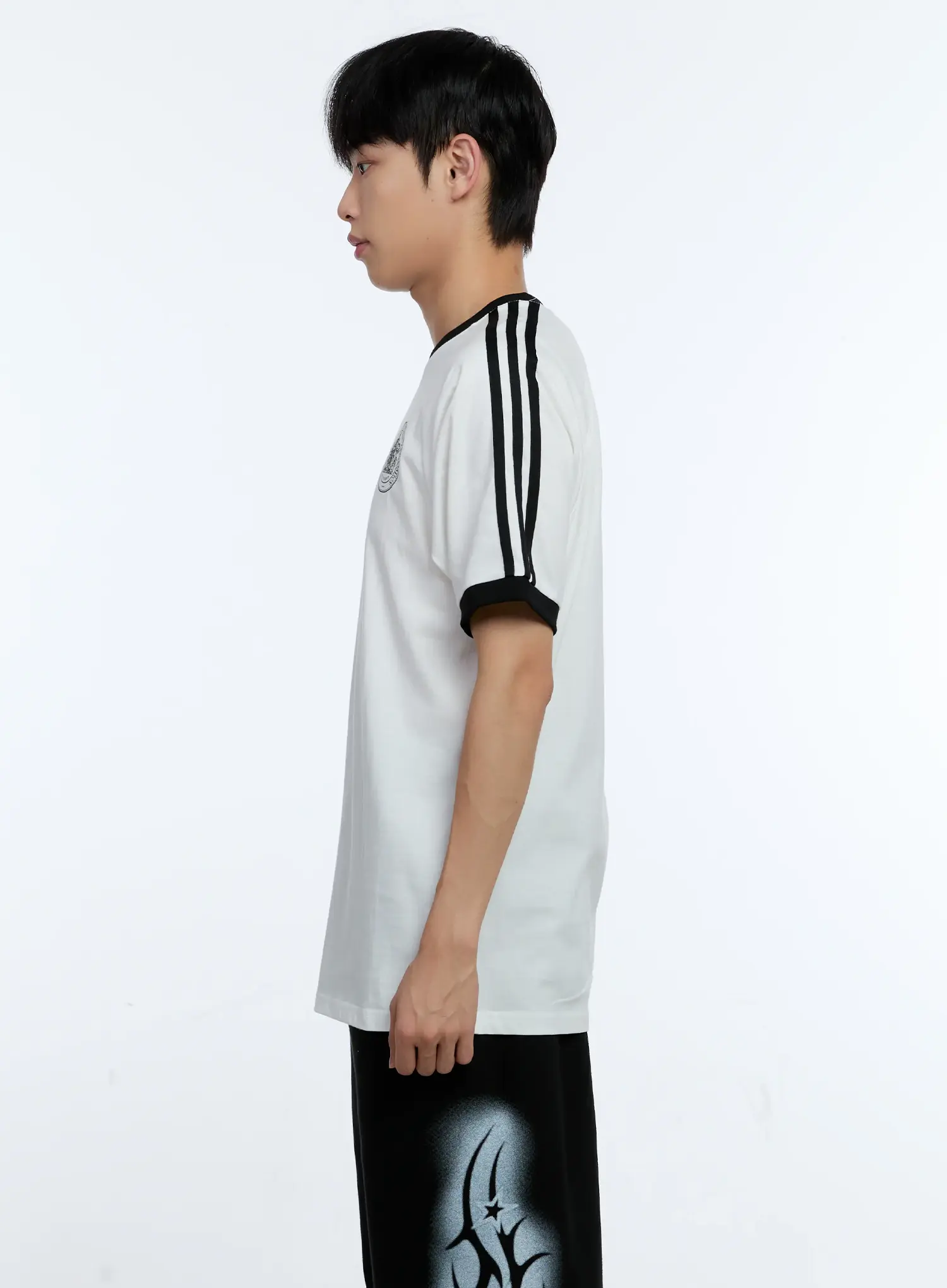 Men's Minimalist Graphic Cotton Tee IG515 - Image 5