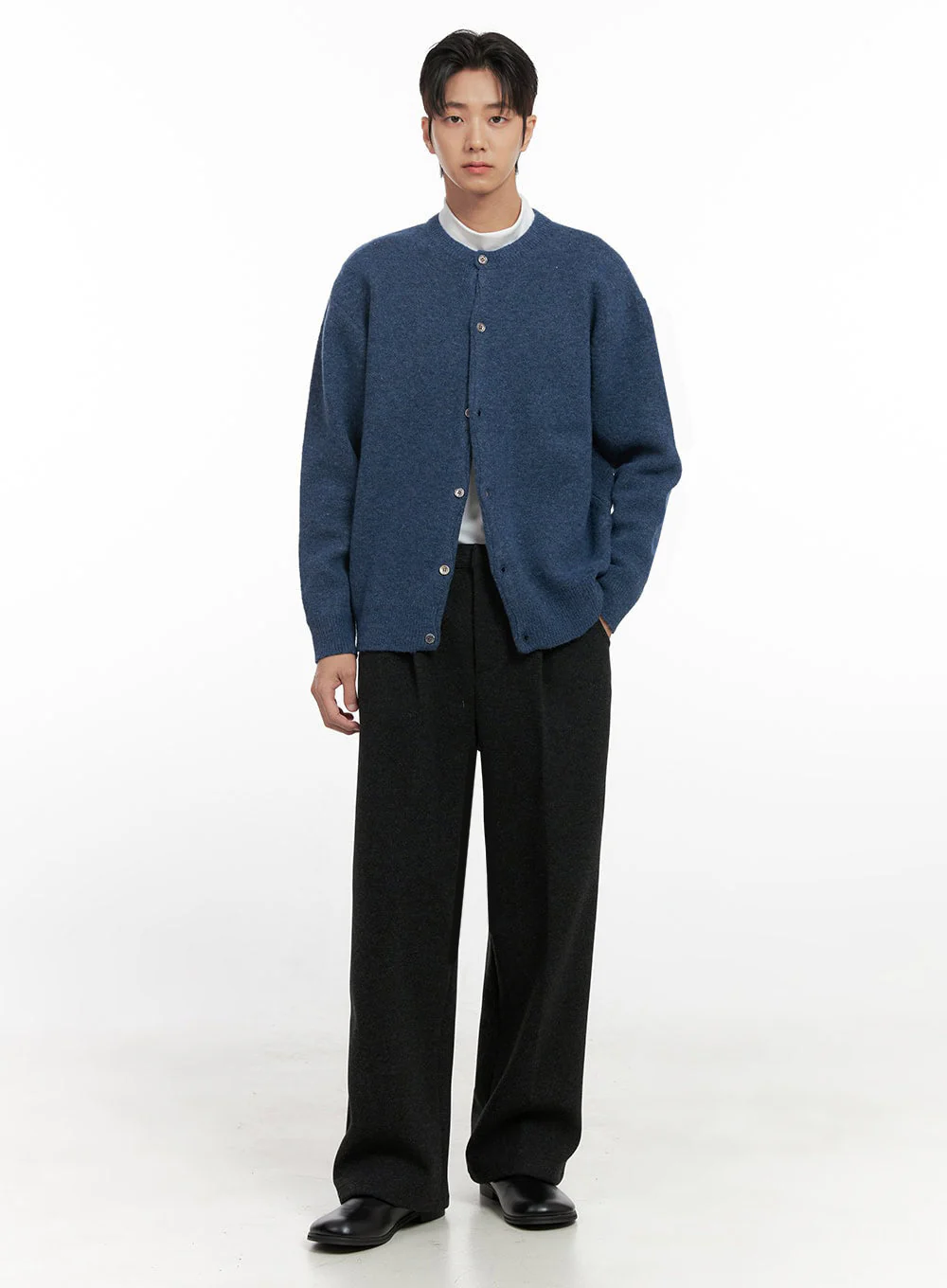Men's Mock Neck Sweater ID406 - Image 10